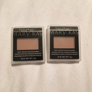 Sheer mineral pressed powder: Bronze 2 (set of 2)